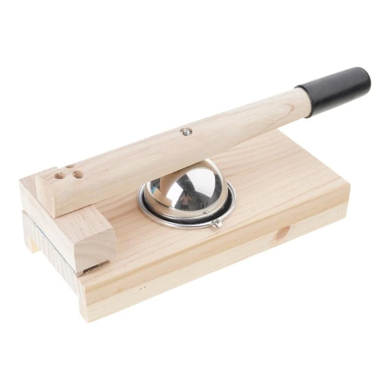 

Kitchen Dumplings Skin Artifact Maker Dough Pressing Manual Wrapper Making Mold JOMD