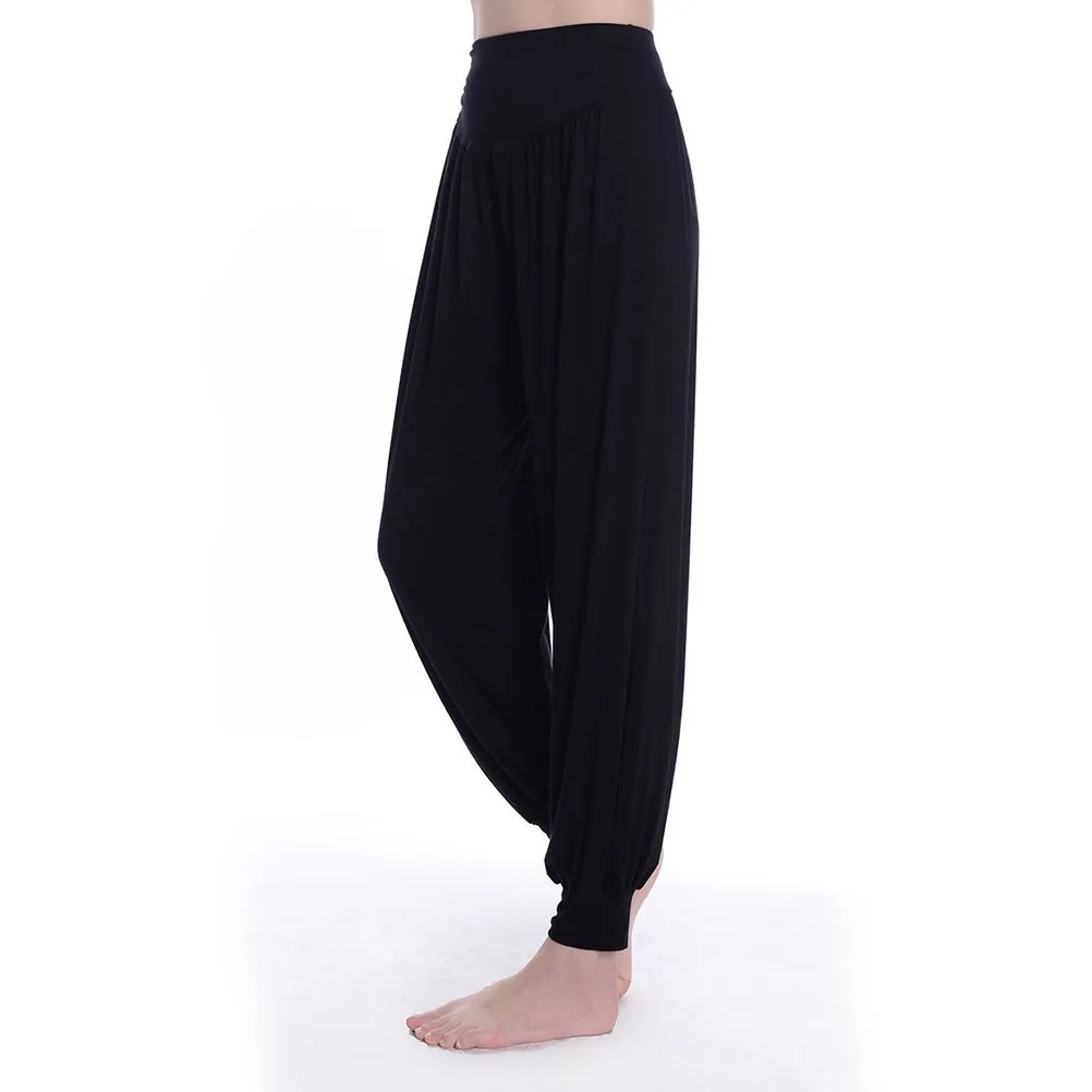 Women Yoga Pants Loose Comfortable Breathable Anti Pilling Premium Fabric for Yoga Fitness Exercise Everyday Wear Black Xl