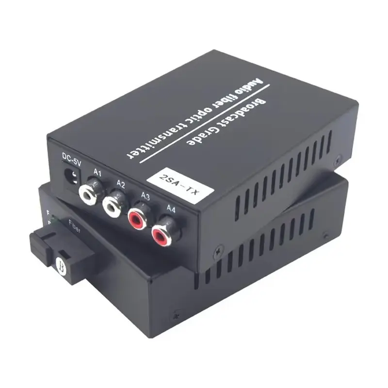 abkq-audio-over-fiber-optic-media-converter-2-channel-transmitter-receiver-singlmode-fiber-up-20km-sc-port-2-way