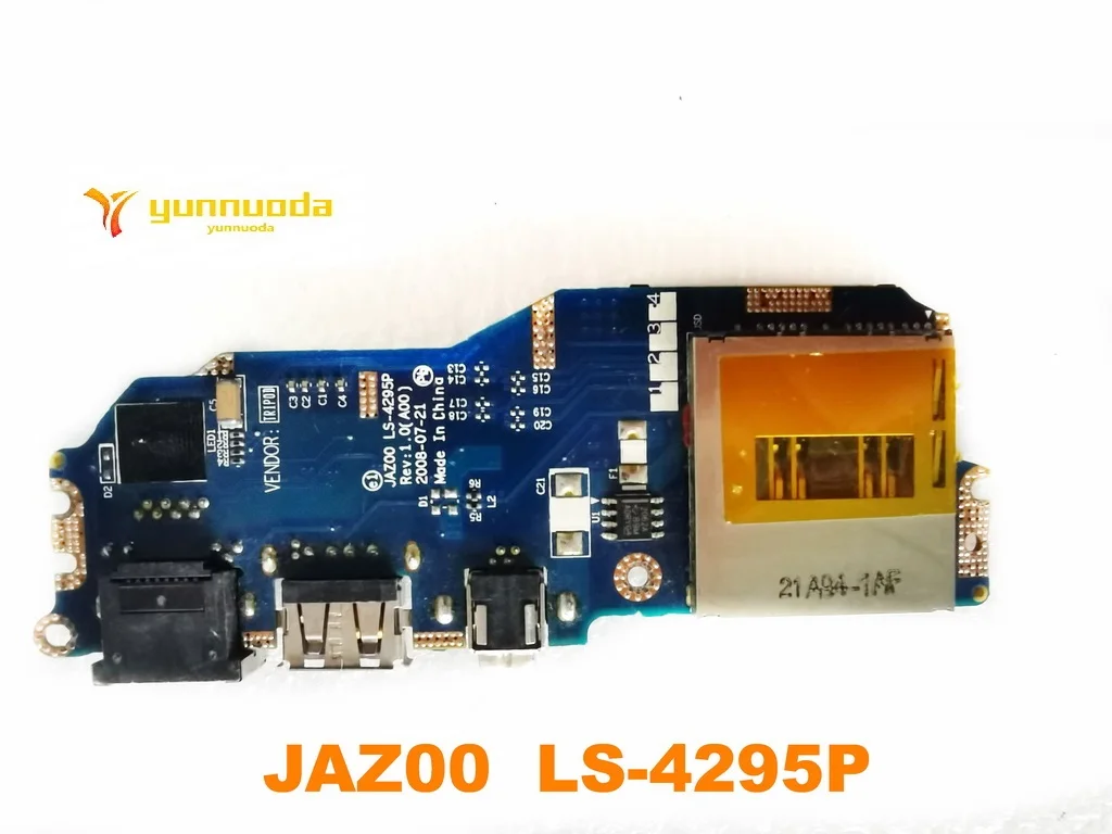 LS-4295P For Dell Latitude E4200 USBEthernetFirewireSD Card Reader Board without cable 0Y580Dtested good