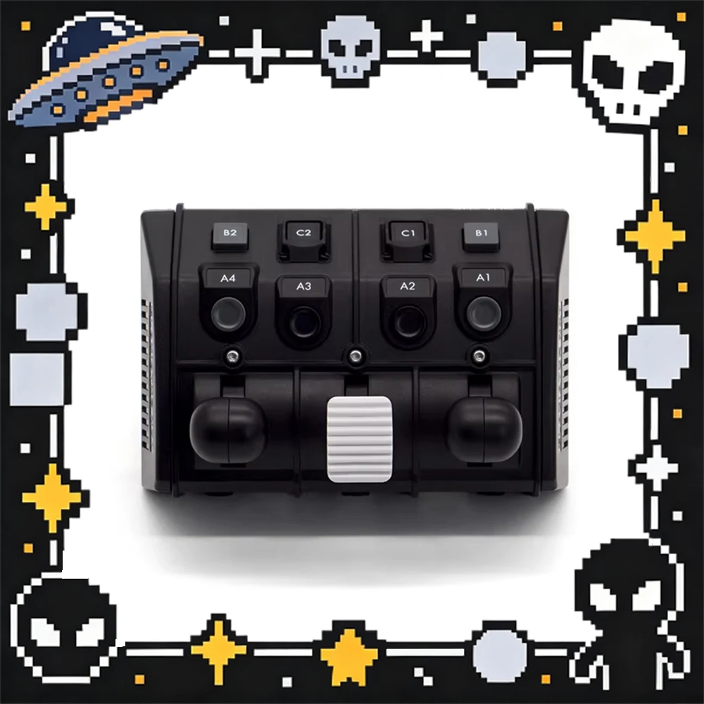 VKBSIM GNX THQ-V Game Rocker Expansion Module Adjustable Damping And Handle Height Flight Rocker Multifunctional Support Gifts