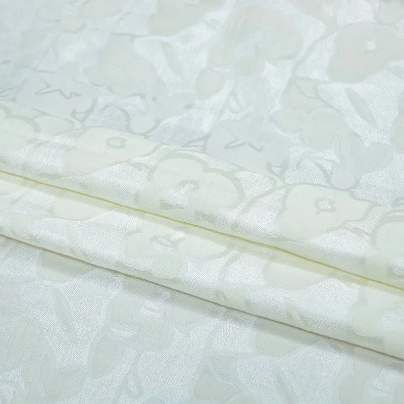 Heavyweight rayon wool jacquard woven fabric for autumn and winter pants coats suits designed by fashion designers