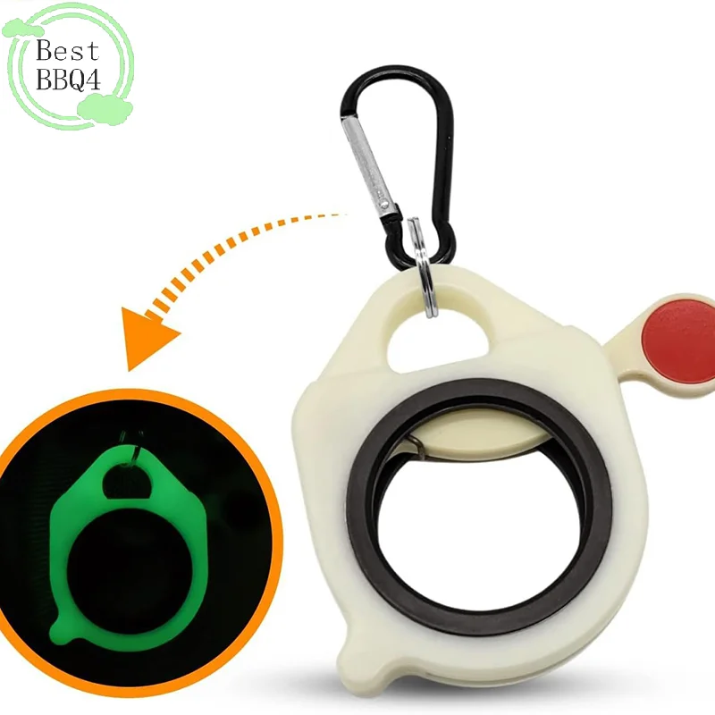 (BBQ4)1pc Light Plastic Cable Tie Holder Without Unnecessary Waste Simple Use-Reusable Cable Tie Organizer Glow In The Dark