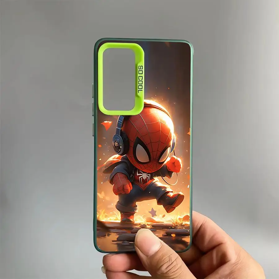 Marvel Sipider Man Phone Case for Samsung Galaxy S24Ultra S23 S20 FE Note 20 Ultra S20 S21 S22 Plus S23Ultra Soft Cover