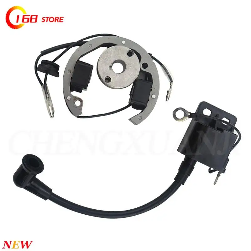 For Ignition Coil Stator Rotor Magneto Flywheel Kit Compatible with  for50  50 SX 50cc Pro Senior Junior SR JR SX50 Adventure