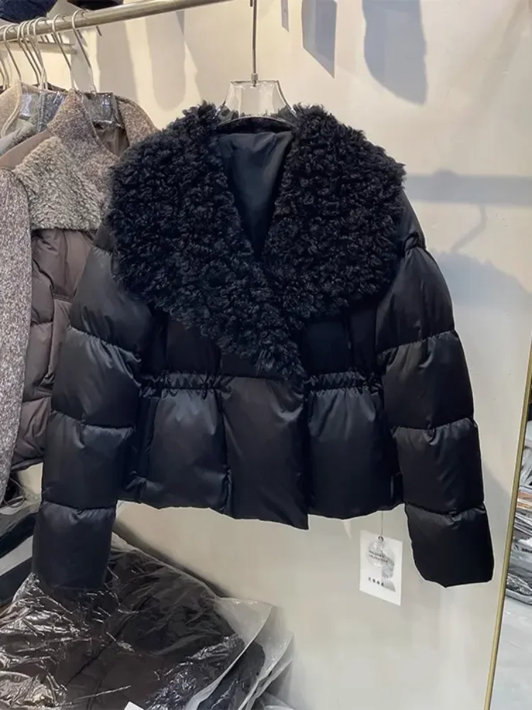 

Женский топ из хлопка премиум-класса в европейском стиле, зимняя мода, облегающий топ большого размера в стиле ретро, модный лоскутный топ