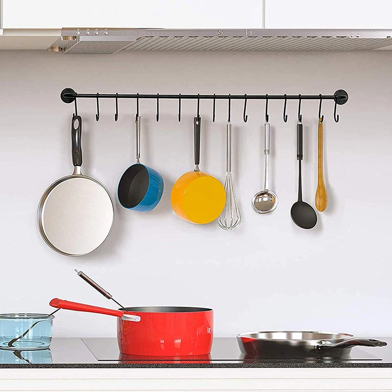 Home Storage Products Shaped Hooks Kitchen Bathroom Stainless Steel S-Hooks For Hanging Pans Pot Bags Towel Organiser