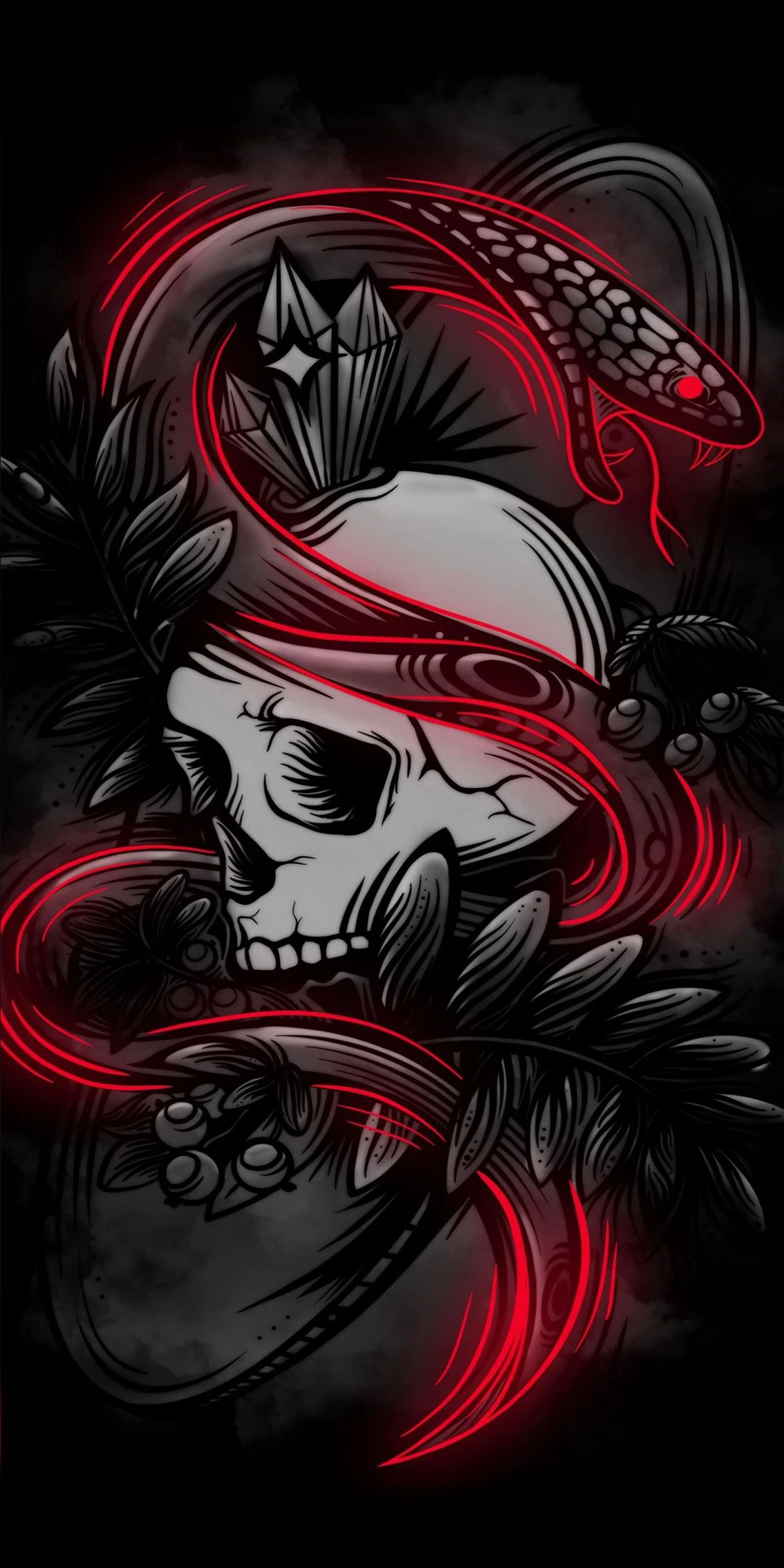 Electric Scooter Anti-slip Sticker Sandpaper Skateboard GripTape Sheet 60*30cm Skeleton Hand Gesture Glowing Heart Pattern