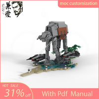 NEW 1002PCS Star Battle Small Size Diorama AT-AT Robot Creative Children Brick Toy Birthday Building holiday Gift Blocks