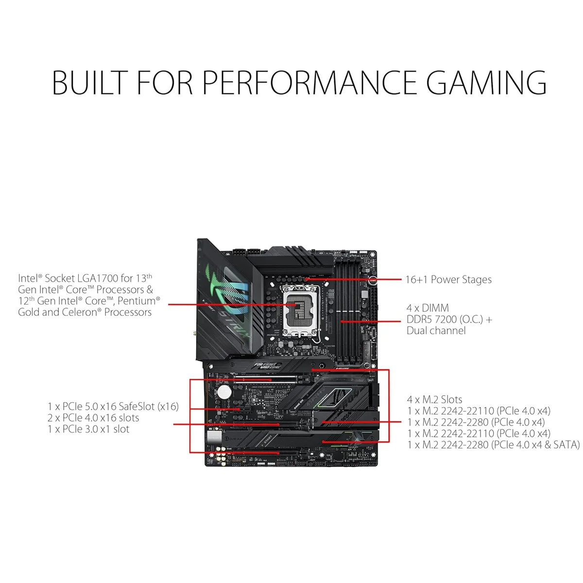 ROG STRIX Z890-F GAMING WIFI용 LGA1851 Intel Z890 메인보드 DDR5 AI 마더보드 비 ECC Intel Core Ultra 프로세서