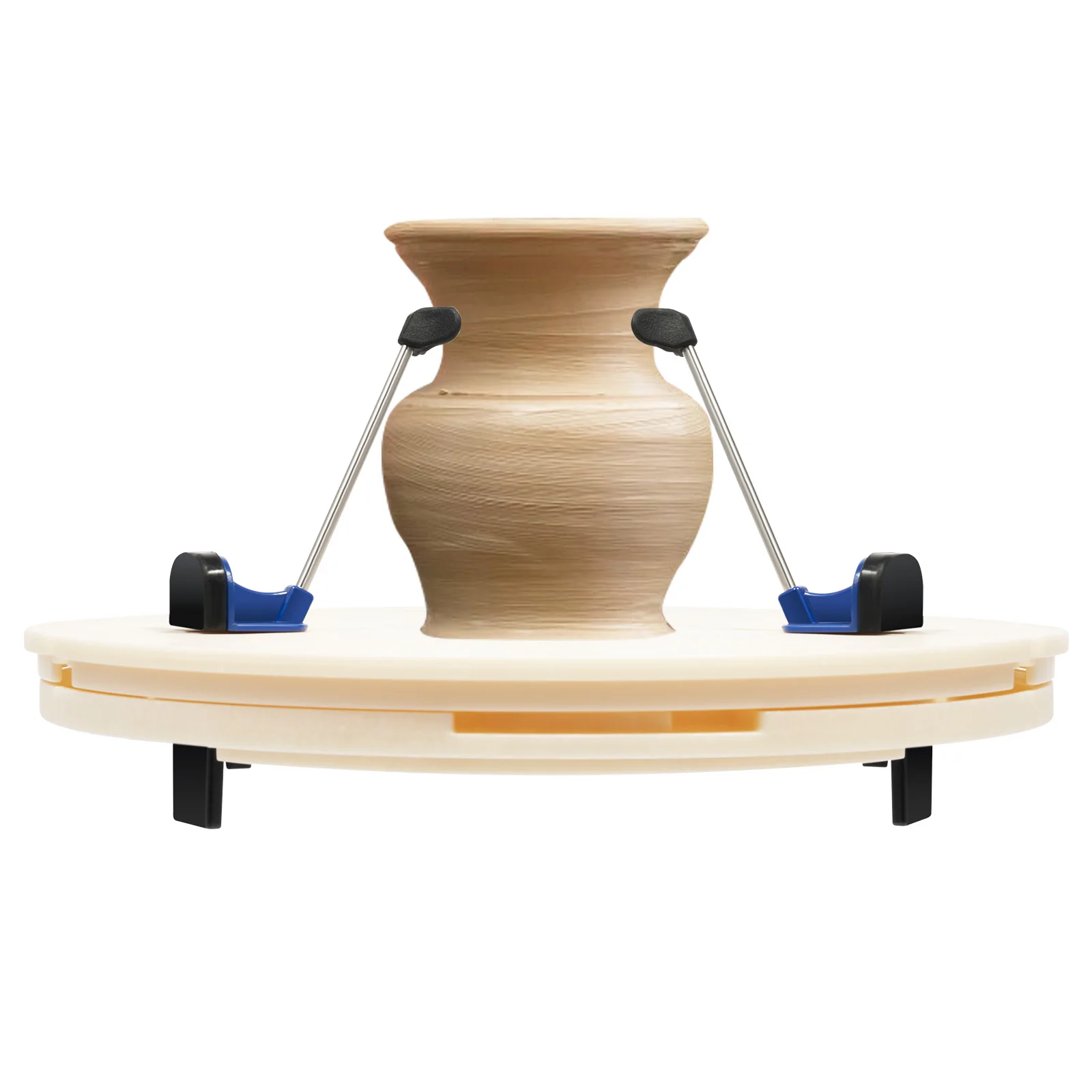 

Pottery Turntable Clamp Set Compact Clay Wheel Clamp Pottery Trimming Tool fit 25-36cm Pottery Machines