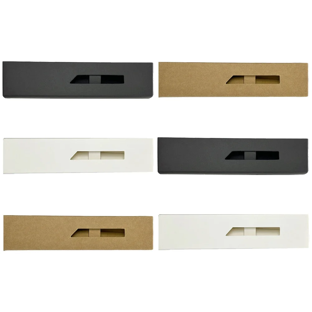 6Pcs Paper Pen Sleeve Case Single Fountain Pen Holder Pencil Pouch Durable Lightweight Portable Organizer Storage Box