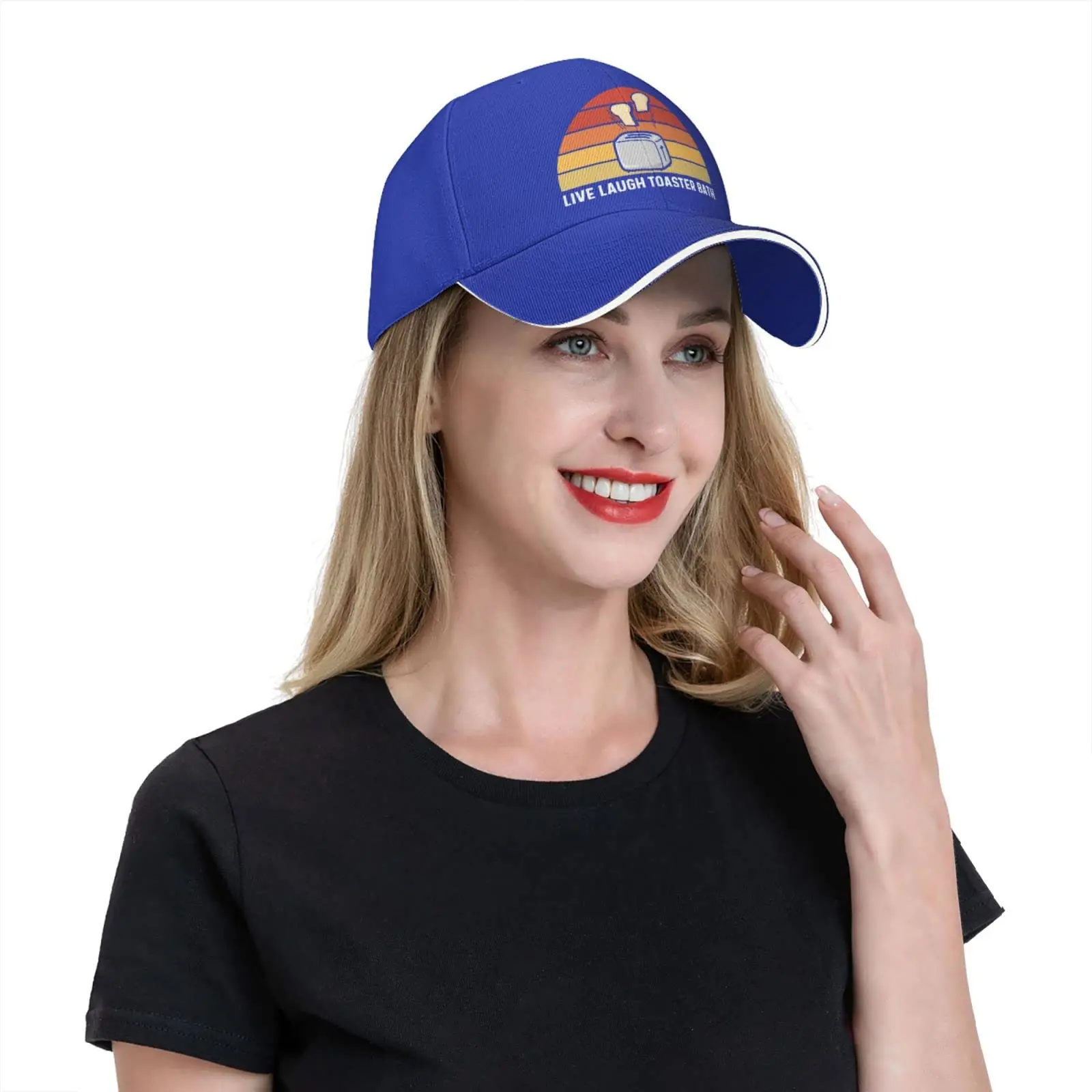 Cute Live Laugh Baseball Cap Sandwich Duck Tongue Hat Spring Summer Unisex Fashion Sports Outdoor Travel Daily