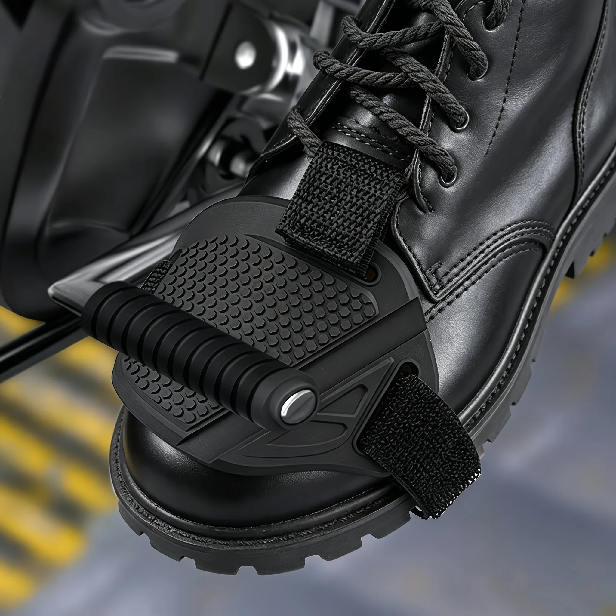 3/1 Piece Motorcycle Gear Shift Shoe Protector, Black Boot Cover Pad, Unisex Riding Accessory, Suitable for Various Occasions, Halloween, Christmas Gift