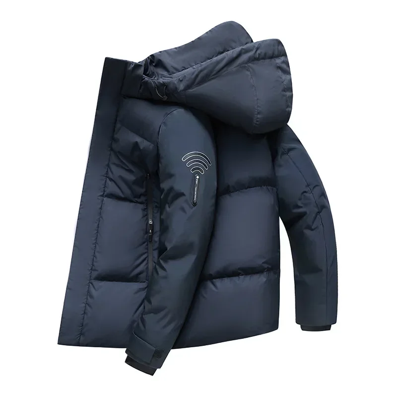 Winter Europe and the United States goose down jacket men outdoor windproof and extremely cold thick coat long men.