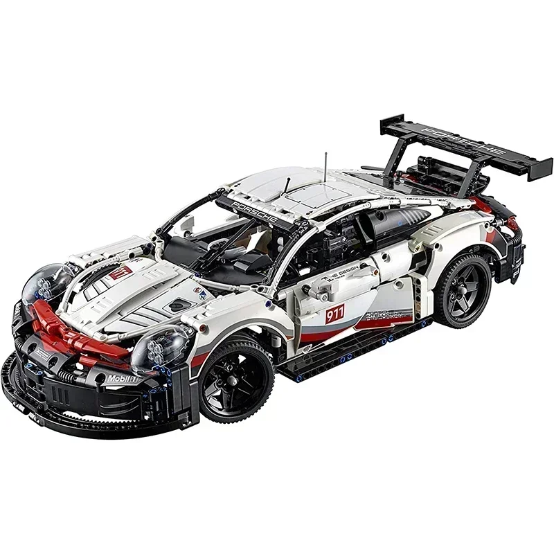 911 RSR Engineering Car Compatible 42096 Bricks 1580 Pieces Model Building Kit For Adults Gifts Kids Blocks Construction Toys