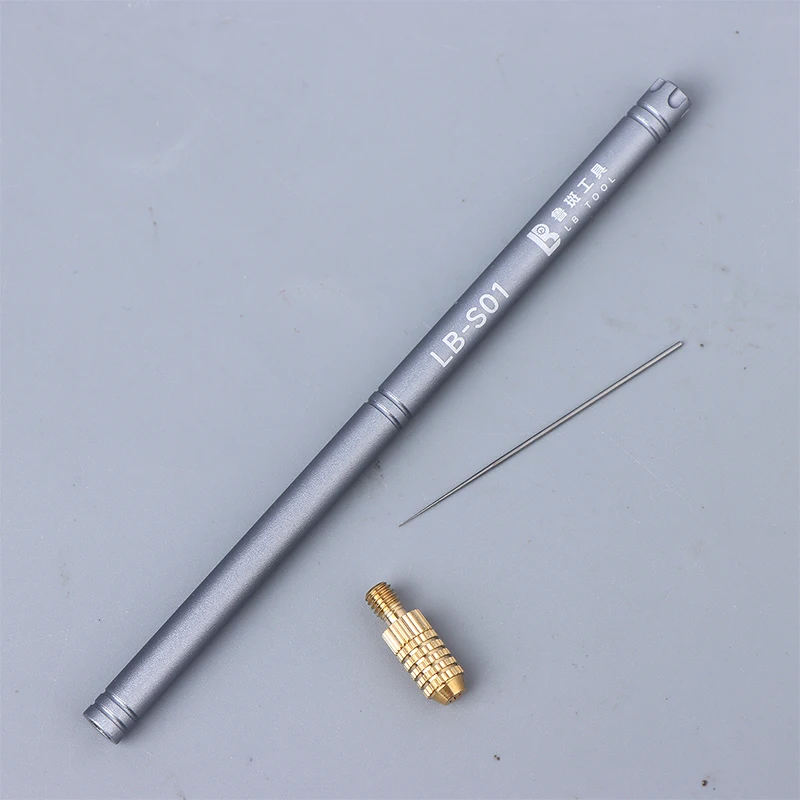 مقبض سكين محمول خفيف للغاية، إبرة غير مغناطيسية، تصميم آمن مدمج دقيق لأداة يدوية لإصلاح رقاقة الإلكترونيات #3