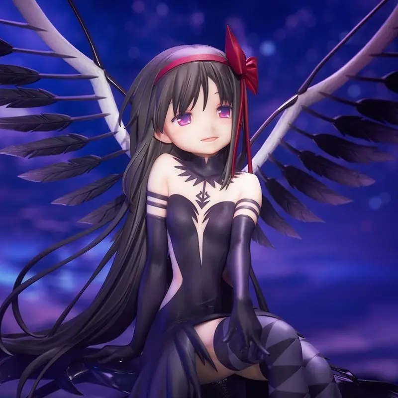 

Magic girl Little Round Demon Akami Yan figure cute wings beautiful girl anime 2D GK model