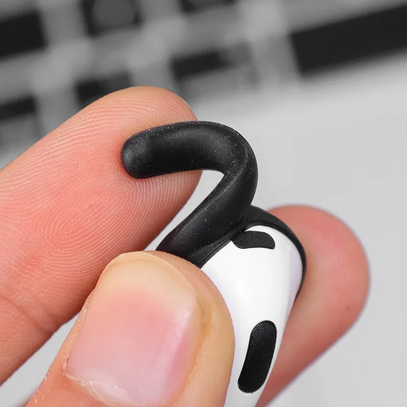 3/1 Pairs Silicone Ear Hook for Apple Airpods 4 Soft Wireless Headphone Earbuds Eartips Anti-drop Hooks for Apple Airpods4 Tips