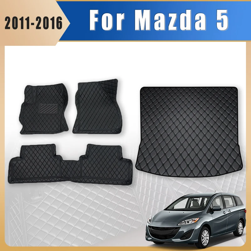 

Автомобильные коврики, ковры в багажник для Mazda 5 2016 2015 2014 2013 2012 2011, автоаксессуары, товары для интерьера, чехлы, водонепроницаемые