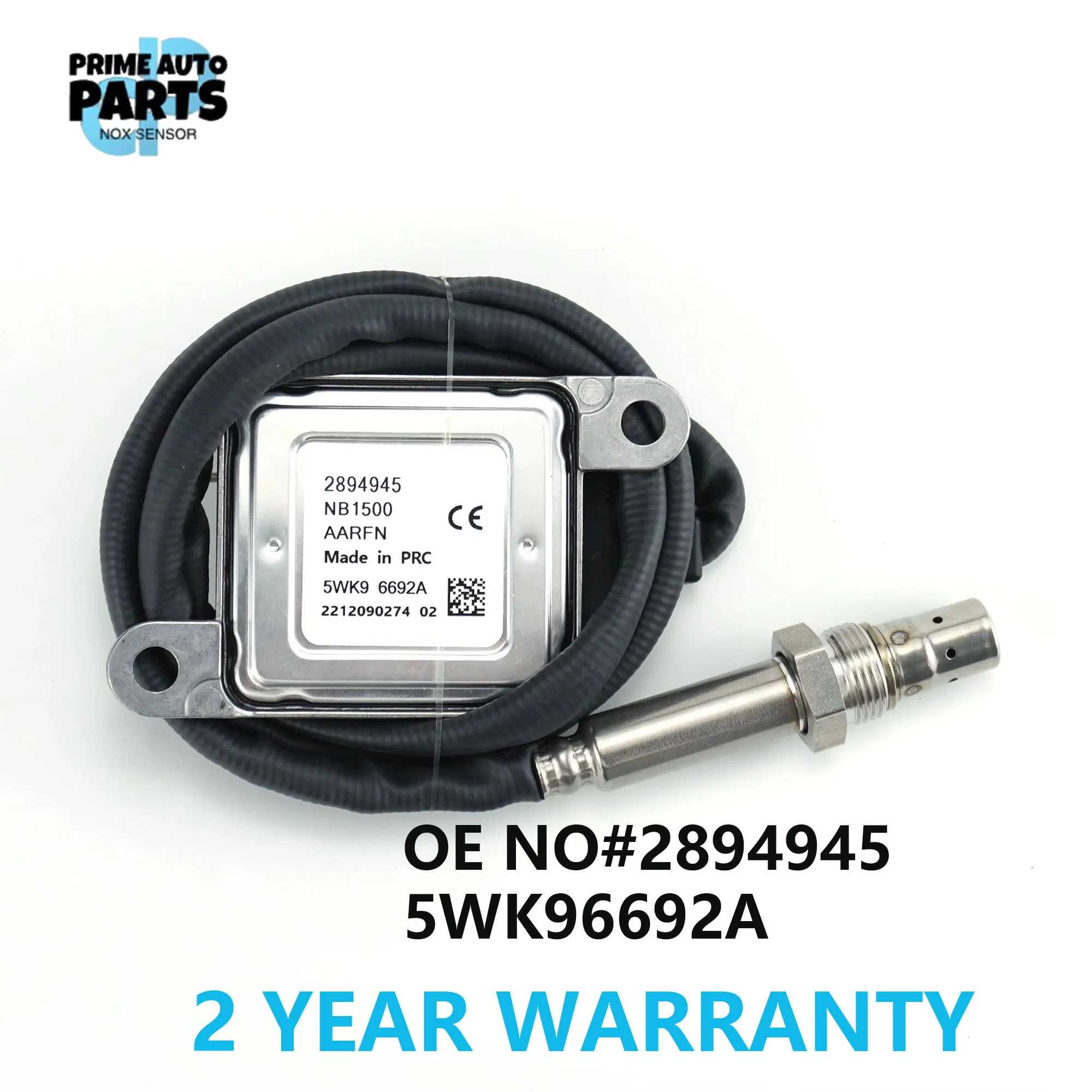

2894945 Датчик NOx 5WK96692A 5WK9 6692A Новый датчик оксида азота Nox Sensor для Cummins ISB 6.7L 2010 2011 2012