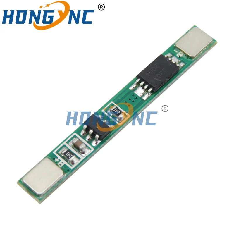 1S 3.7V 3A li-ion BMS PCM battery protection board pcm for 18650 lithium ion li battery