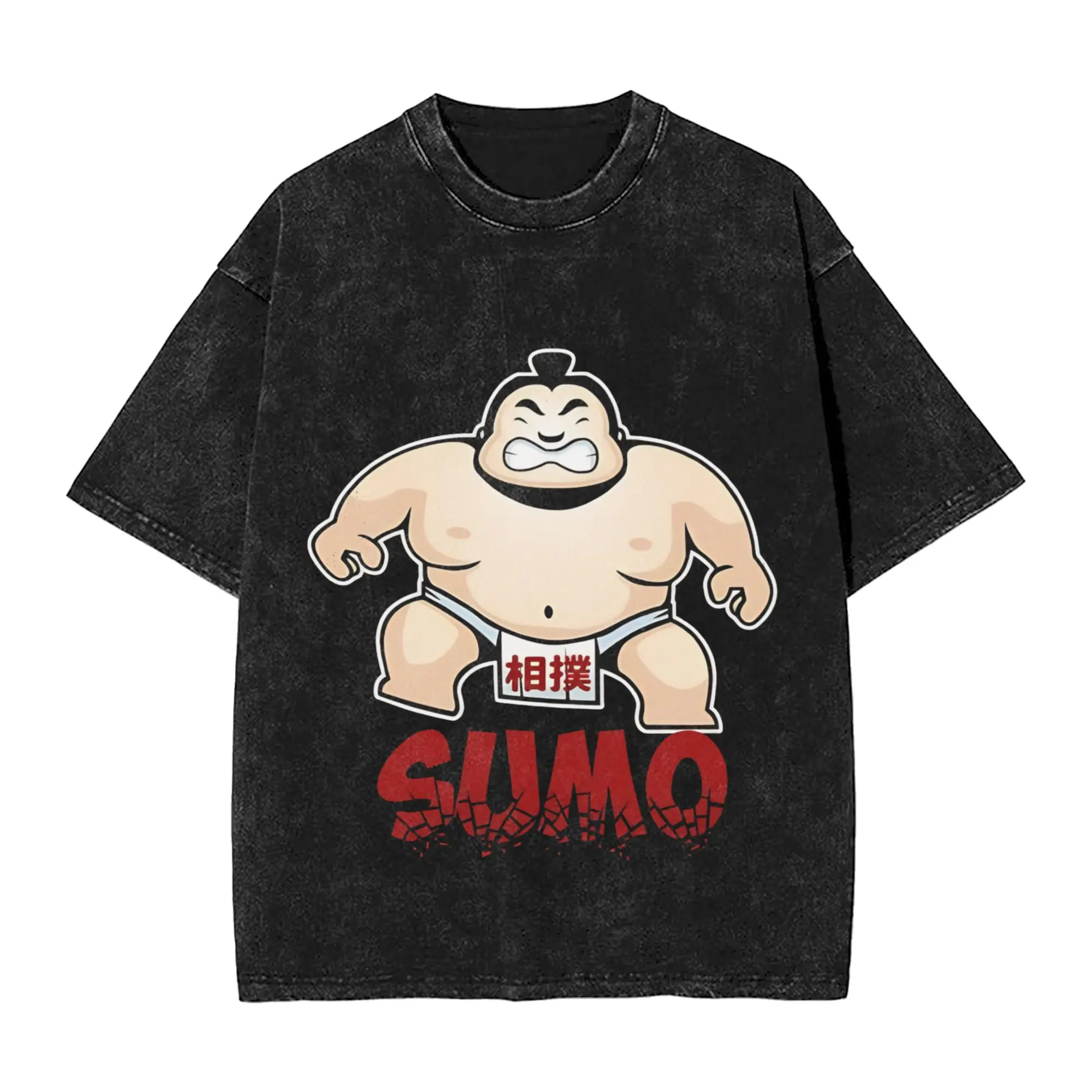 Men's Sumo Wrestling Japan  T-Shirts  Tops Beach Aesthetic Short Sleeve T-Shirt O-Neck Hipster Casual Tshirt Dropshipping