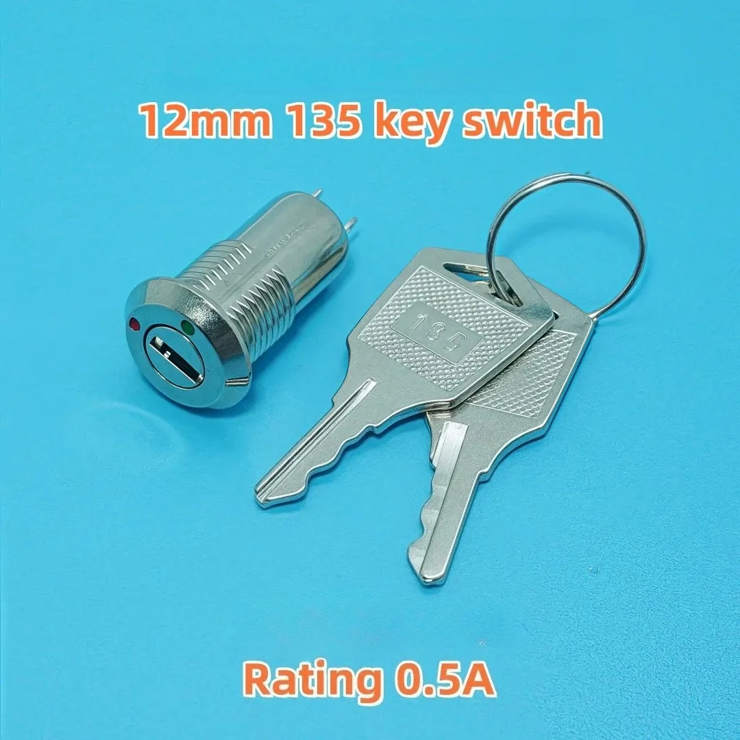 12mm S1204-135 Electronic Key Switch Second Gear Door Lock Base Station Accessories