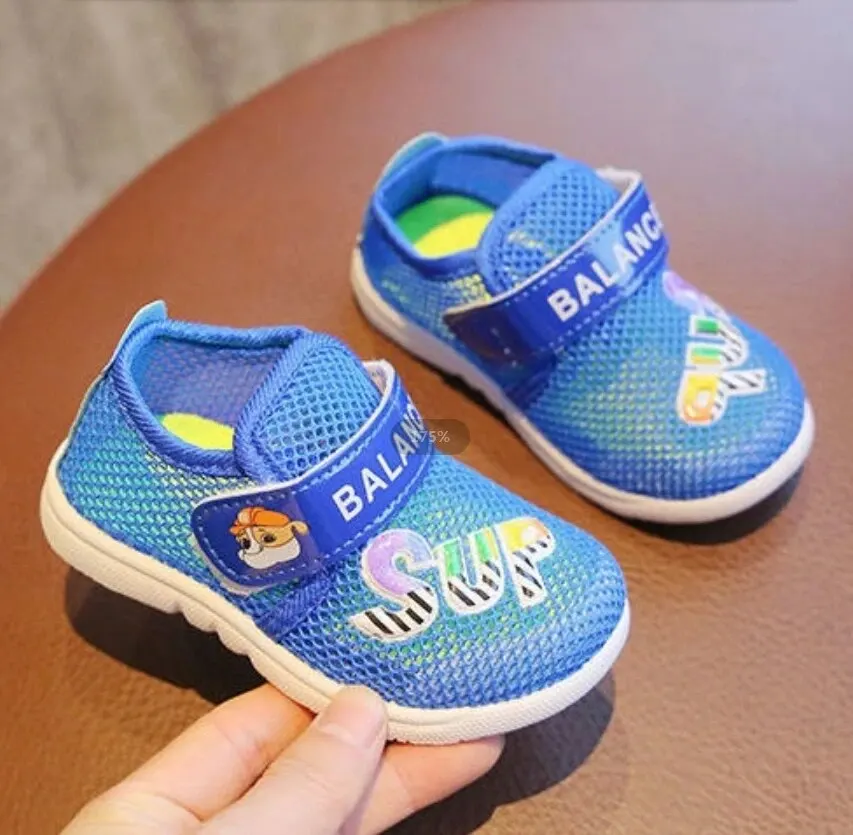 Summer Breathable Soft-soled Non-slip Sports Toddler Shoes for Babies Aged 0-1-3 Years Old