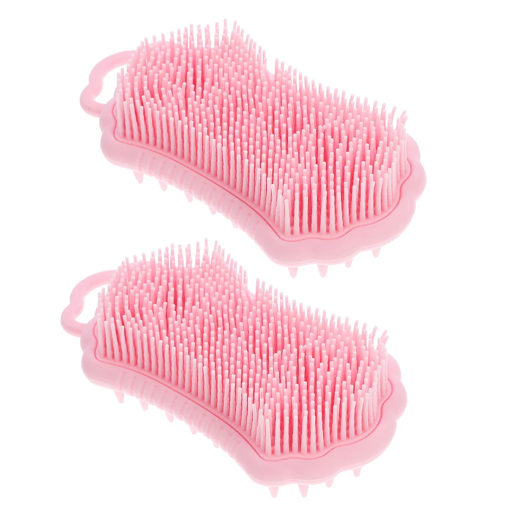 

2Pcs Silicone Scalp Massage Shampoo Brush Shower Comb Scalp Scrubber Hair Exfoliator Massager Tool for Men Women