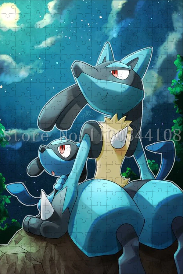 Pokemon Anime Game Legpuzzels Pikachu Charizard 300/500/1000 Stuks Houten Puzzels voor Volwassenen Decomprimeren Speelgoed