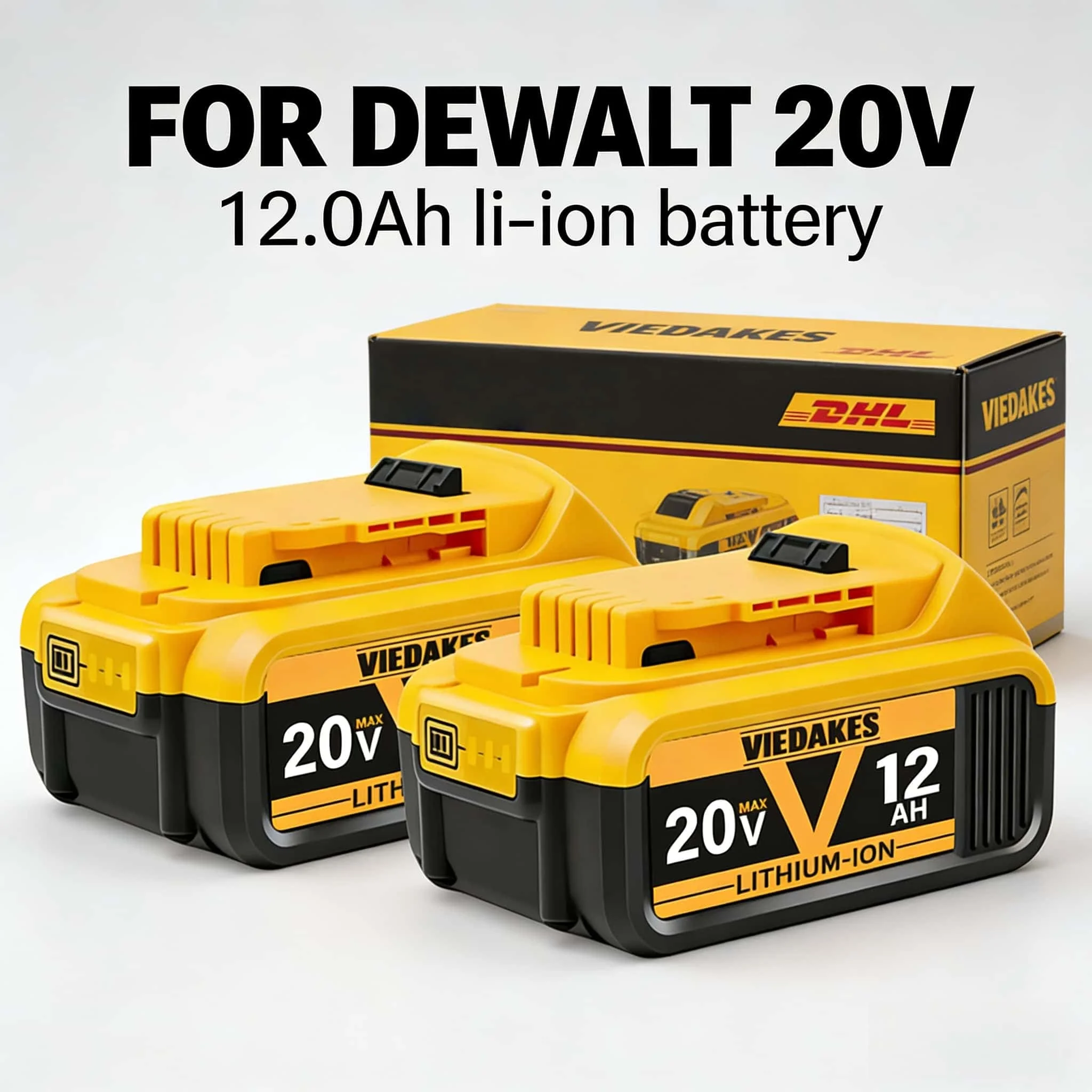 

100% For DEWALT 20V Lithium Ion battery 12.0Ah battery for DEWALT DCS570 DCS571 DCS572 circular saw