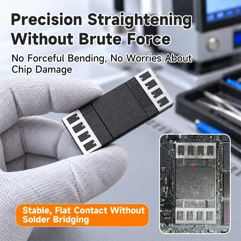 XZZ BGA CPU Chip Warping Correction Fixture Even Pressure Straightening Tool For Laptop Motherboard Rework Repair