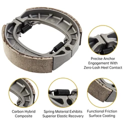 CG125 105mm Brake Block Front / Rear Drum Brake Shoes Pad for GY6 49cc 50cc 80cc / Scooter Moped ATV,