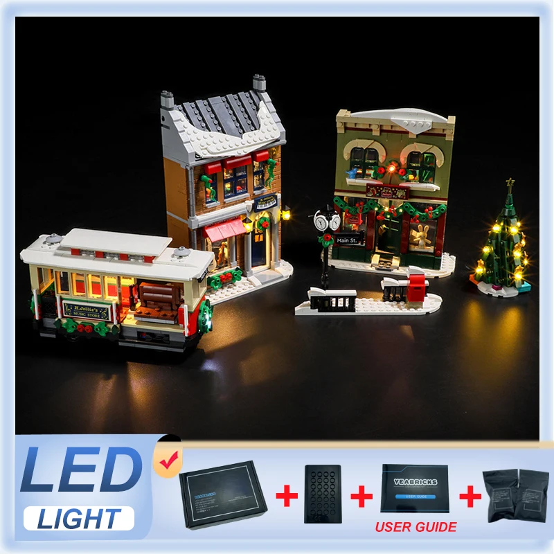 DIY LED Light Kit For LEGO 10308 Holiday Main Street   (Only LED Light,Without Blocks Model)