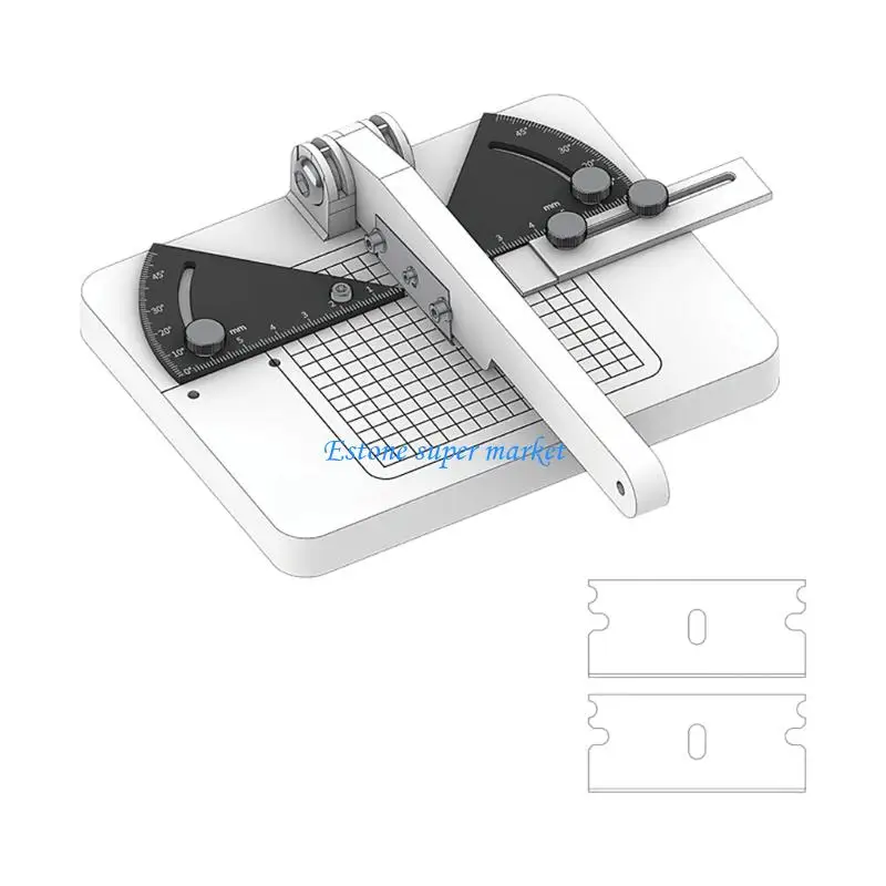 090B Precise ABS Plastic Cutter Set Includes 2 Replacement For Hobbyists