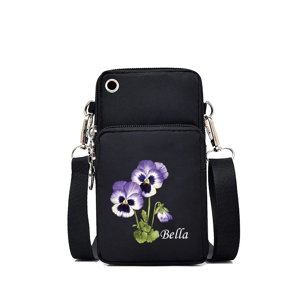 Vierkante Messenger Bag Mode bedrukt patroon Kleine tas Vrijetijdshandtas Multifunctionele portemonnee