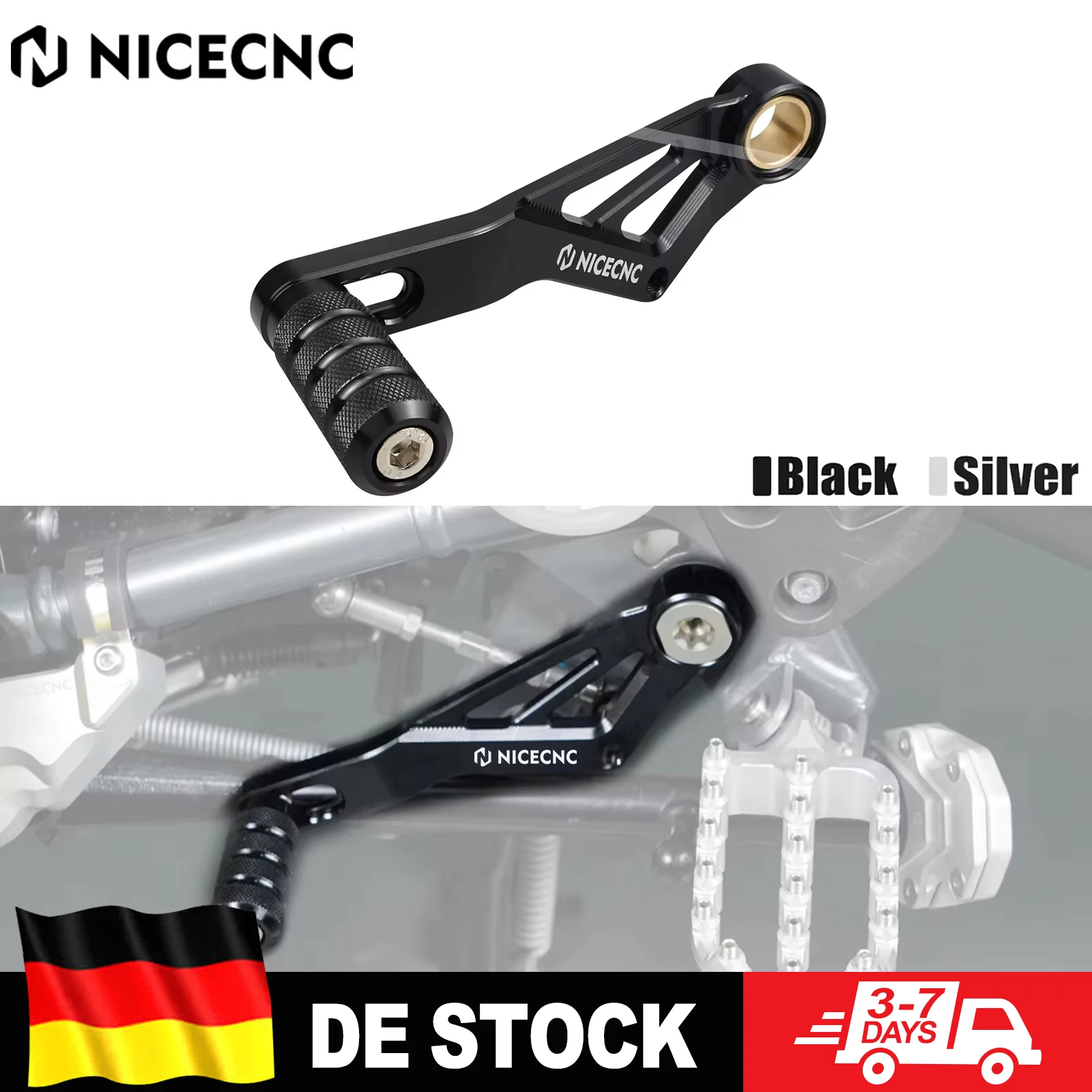 Leva del Cambio per BMW R1250GS R1200GS, R1250GS GSA 2019-2023, R1250GS Adventure 2019-2024, R 1200GS R1200GS Adventure 2013-2018