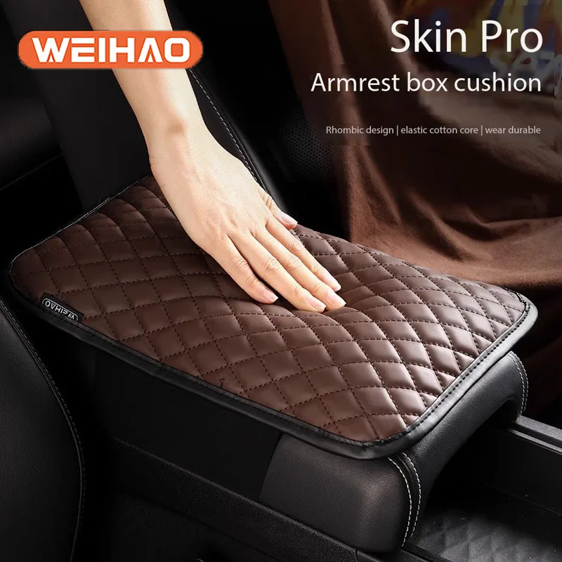 Car Acesssories 2023 Armrest For Car Centrol Rest For Inside The Car Suede Cushion Raised Cushion Universal For Audi BMW Benz