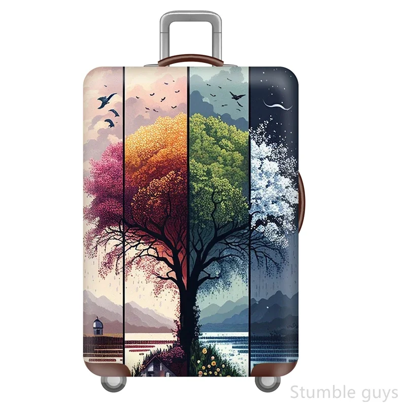 

Прочный эластичный пылезащитный чехол для багажа, защитный от царапин, моющийся, полезный аксессуар для путешествий, для поездок на самолете