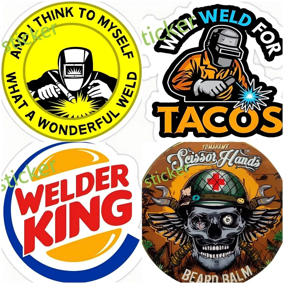 

Welder sticker Camper Laptop Phone Guitar Yacht Voiture Course Sunscreen Guitar Racing Rally 4x4 Off Road