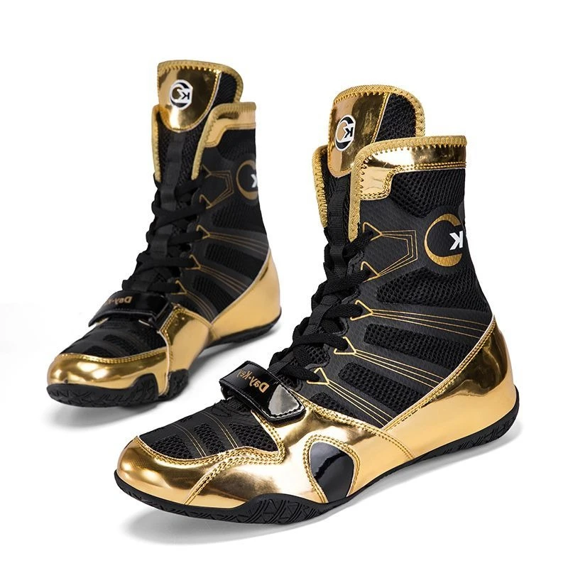 

2025 New Cool Wrestling Shoes Man Professional Boxing Sneakers for Men Indoor Man Gym Training Shoe Fighting Shoe