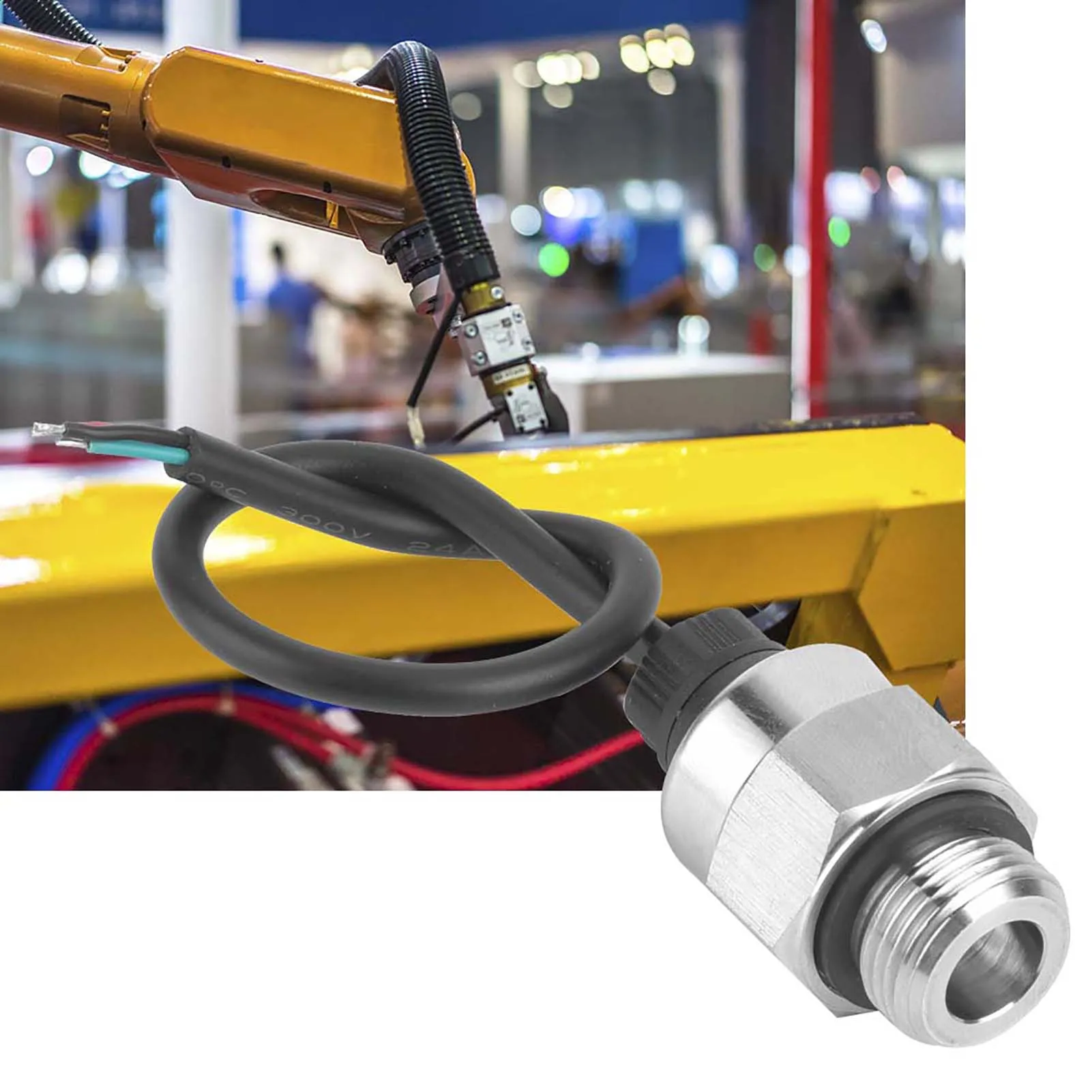 Sensore di pressione dell'acqua Sensore di pressione dell'acqua analogico Connessione a vite G3/8 Segnale analogico IP65 Sensore di pressione dell'acqua ad alta precisione