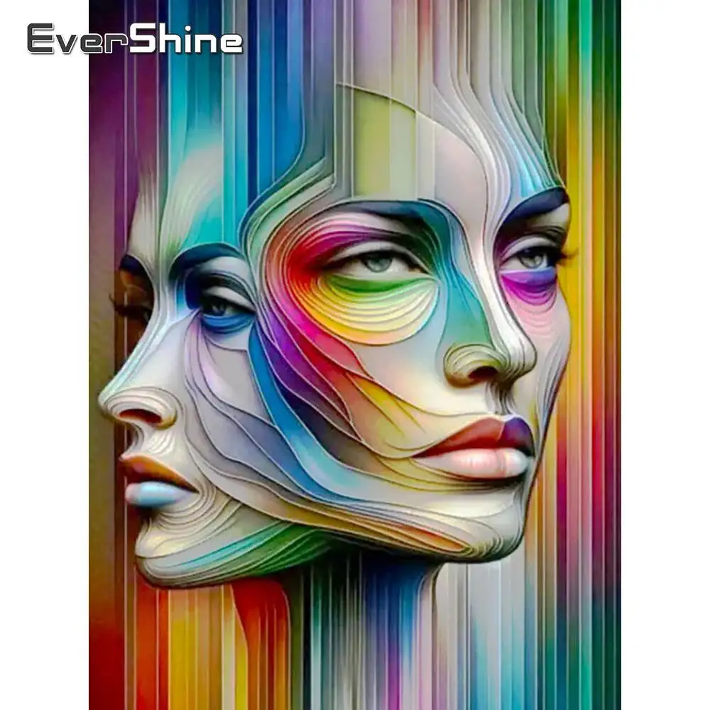 Evershine Diamant Malerei Liebe Herz Stein Mond DIY Mosaik Meer Handarbeiten Sonnenuntergang Stickerei Landschaft Handgemachtes Geschenk