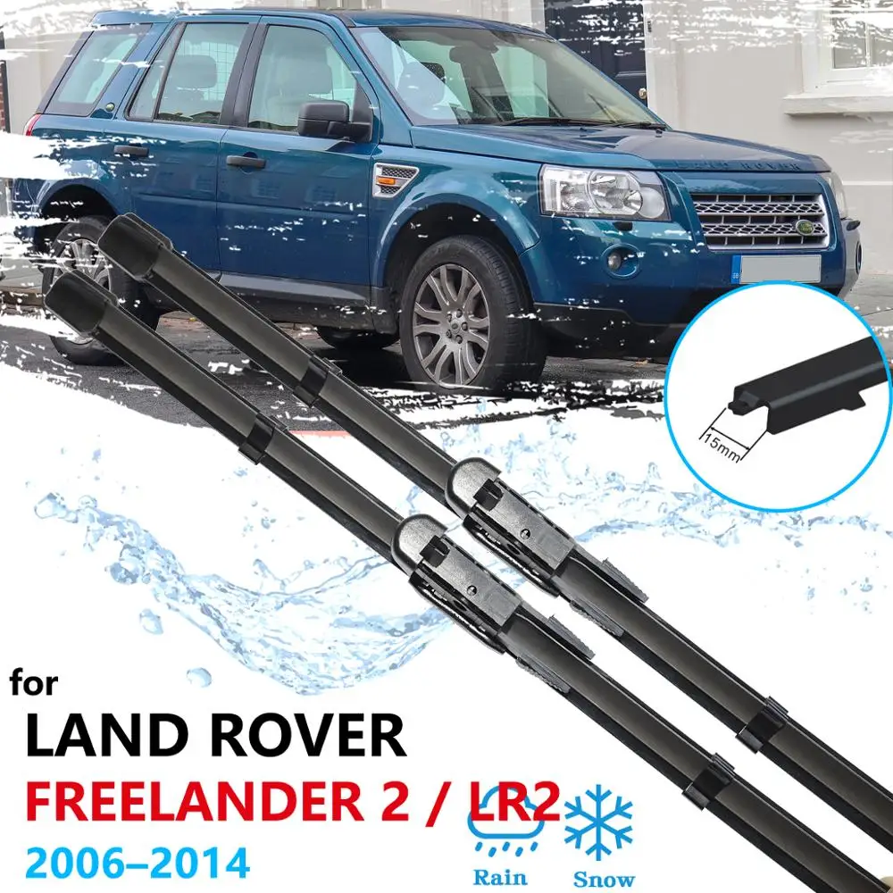 Für Land Rover Freelander 2 LR2 2006 ~ 2014 Scheibenwischer Auto Zubehör 2007 2008 2009 2010 2011 2012 2013 auto Wischer Klingen