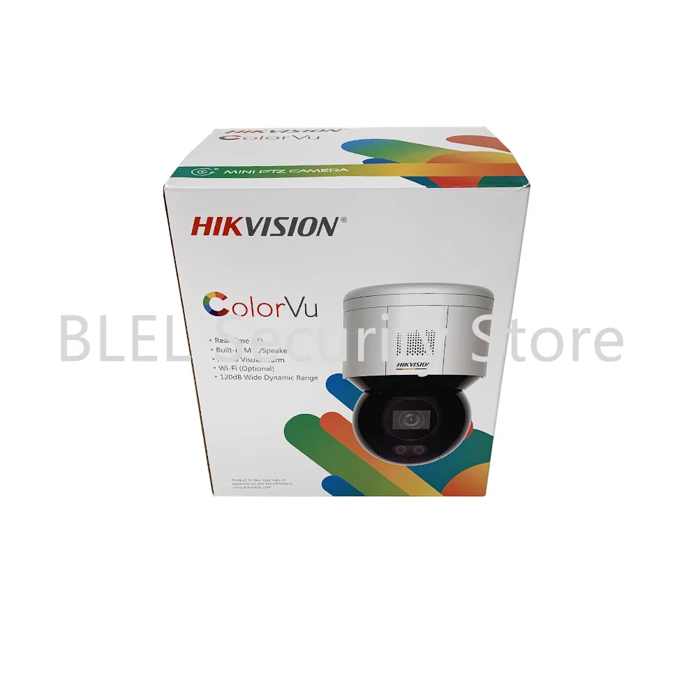 Imagem -06 - Câmera ip Hikvision Acusense Ptz Colorvu Ds2de3a400bw-de Ds-2de3a400bw-de Ds-2de3a400bw-de Wf1h265 H265 Mais Poe Microfone Embutido Alto-falante