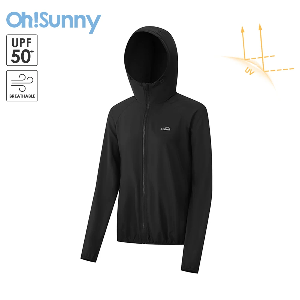 OhSunny Women Sun Protection Jacket Quick Dry Hoodie Breathable Couple Sunscreen Coats Anti-UV UPF50+ for Female Male Outdoors