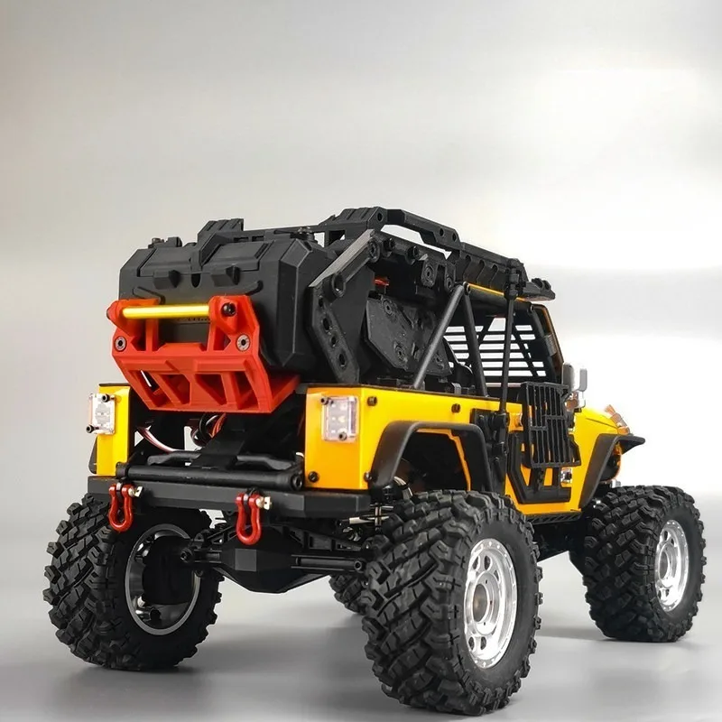 For MXJ H12Y 1/12 RC Crawler Rear Trunk  Rack Keel Roof Rack Armor PLA Material Decorative Upgrade Modification Accessory