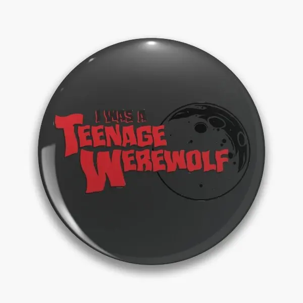 Teenage Werewolf  Soft Button Pin Brooch Women Funny Cartoon Lover Lapel Pin Fashion Cute Badge Jewelry Creative Hat Collar