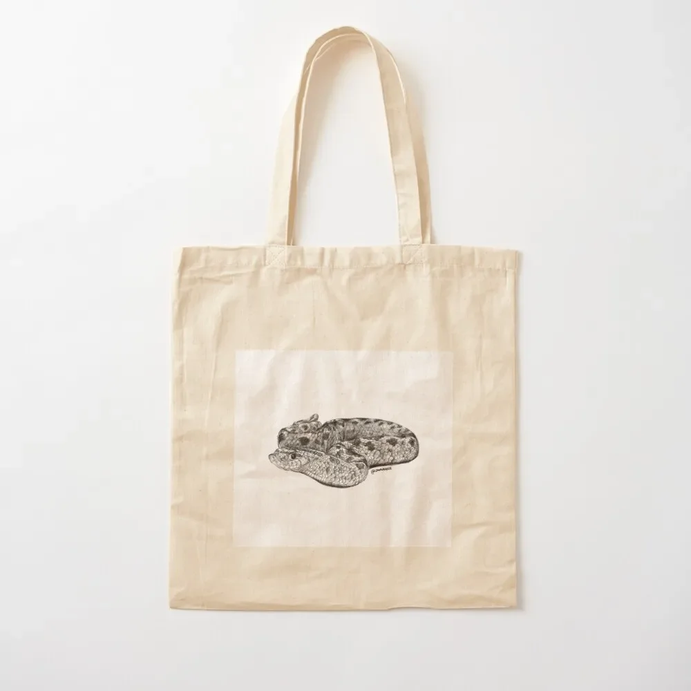 

Hognose snake Tote Bag tote bag men Woman shopper bag large size bags reusable shopping bags